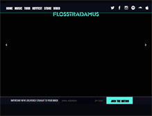 Tablet Screenshot of flosstradamus.com